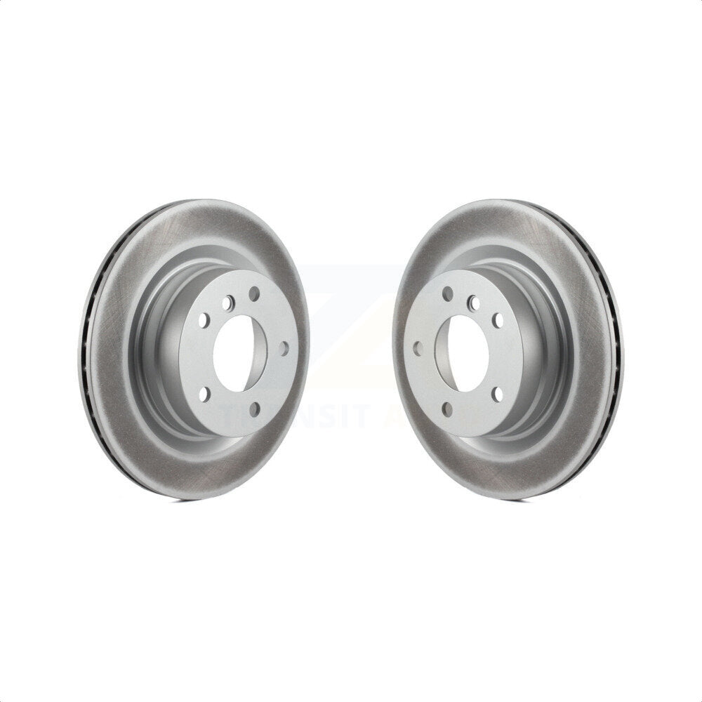 Rear Coated Disc Brake Rotors Pair For BMW 328i 325i 323i KG-100582
