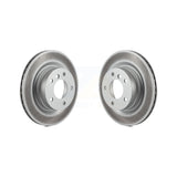 Rear Coated Disc Brake Rotors Pair For BMW 328i 325i 323i KG-100582