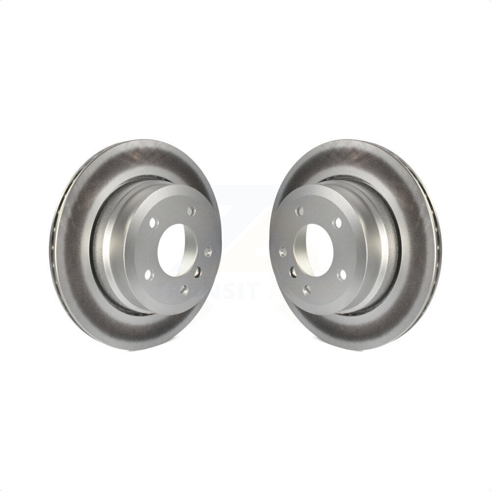 Rear Coated Disc Brake Rotors Pair For BMW 530xi 535xi 528i xDrive 535i 528xi 525xi KG-100584