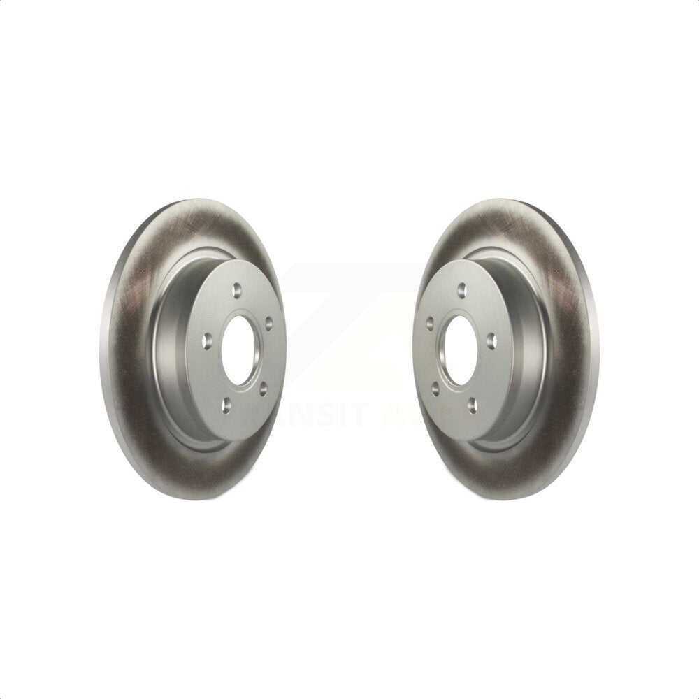 Rear Coated Disc Brake Rotors Pair For Volvo S40 C70 C30 V50 KG-100589