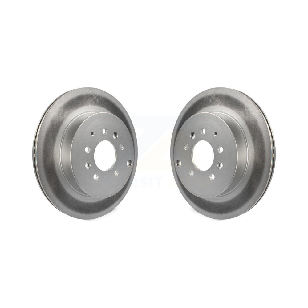 Rear Coated Disc Brake Rotors Pair For 2007-2015 Mazda CX-9 KG-100594