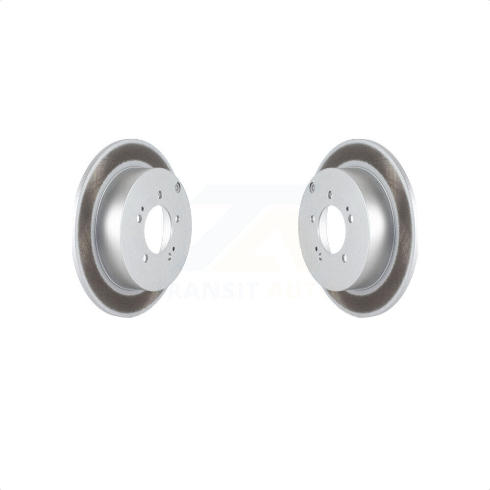 Rear Coated Disc Brake Rotors Pair For Mitsubishi Lancer Outlander KG-100597