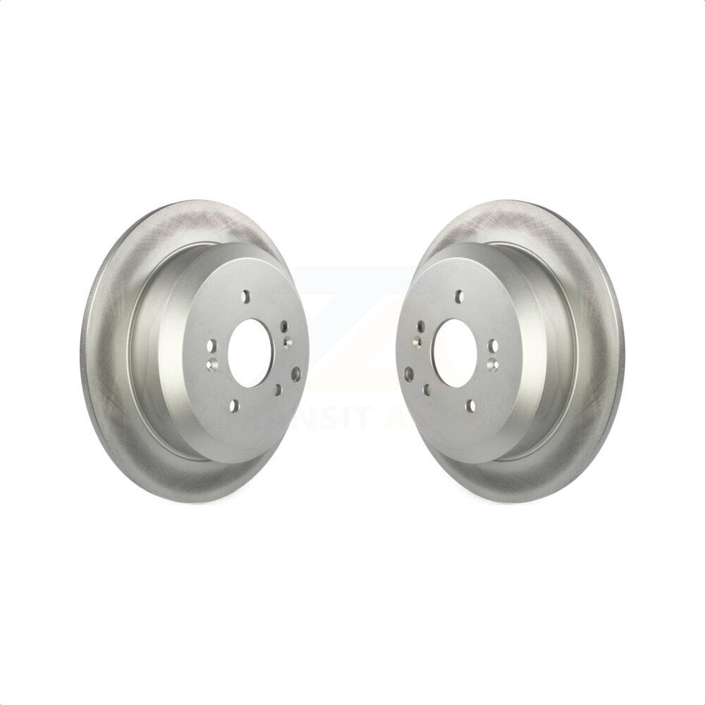 Rear Coated Disc Brake Rotors Pair For 2007-2012 Hyundai Veracruz KG-100598