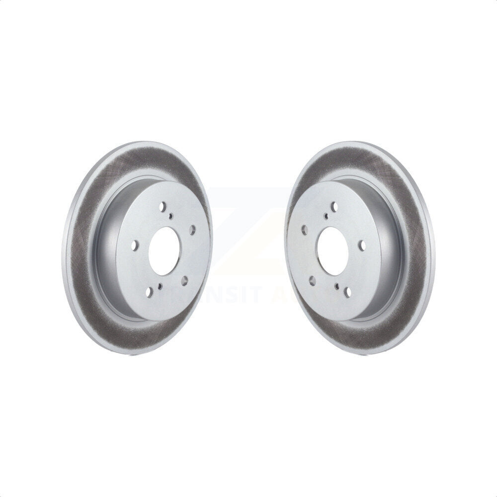 Rear Coated Disc Brake Rotors Pair For Suzuki SX4 Crossover KG-100603