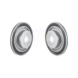 Rear Coated Disc Brake Rotors Pair For INFINITI G37 Nissan 370Z Q60 Z KG-100609