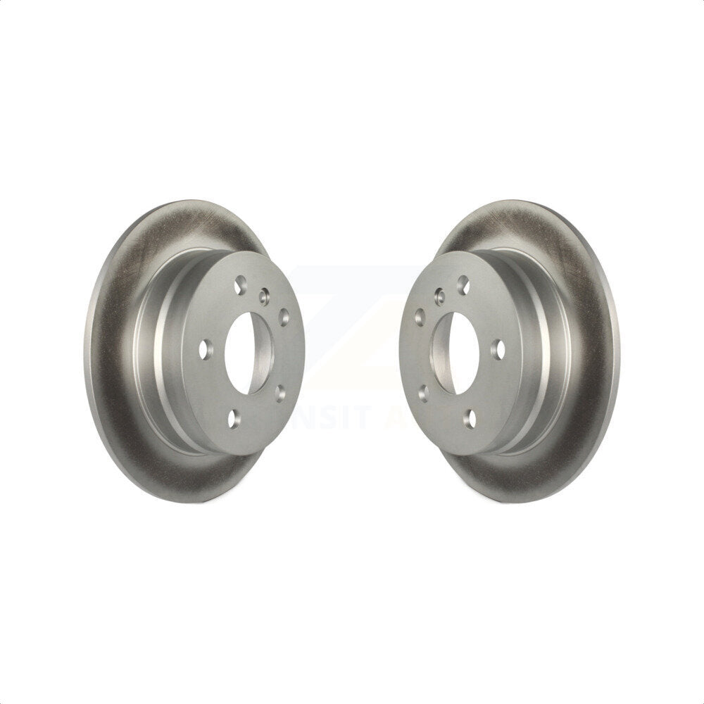 Rear Coated Disc Brake Rotors Pair For 2006-2011 Mercedes-Benz B200 KG-100610