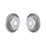 Rear Coated Disc Brake Rotors Pair For Subaru Impreza WRX STI KG-100611