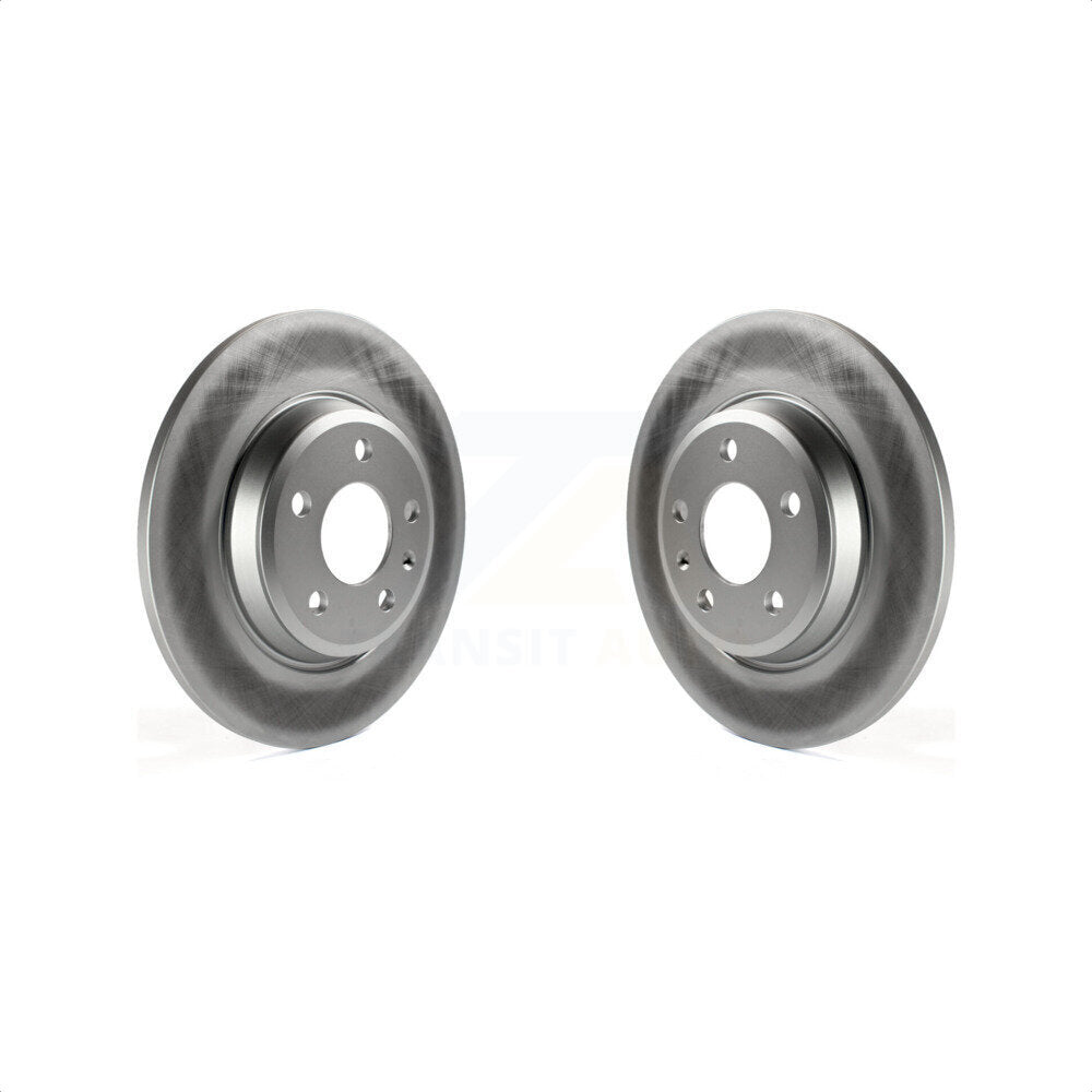Rear Coated Disc Brake Rotors Pair For Audi Q5 A4 Quattro A5 A7 allroad A6 S5 Sportback KG-100614