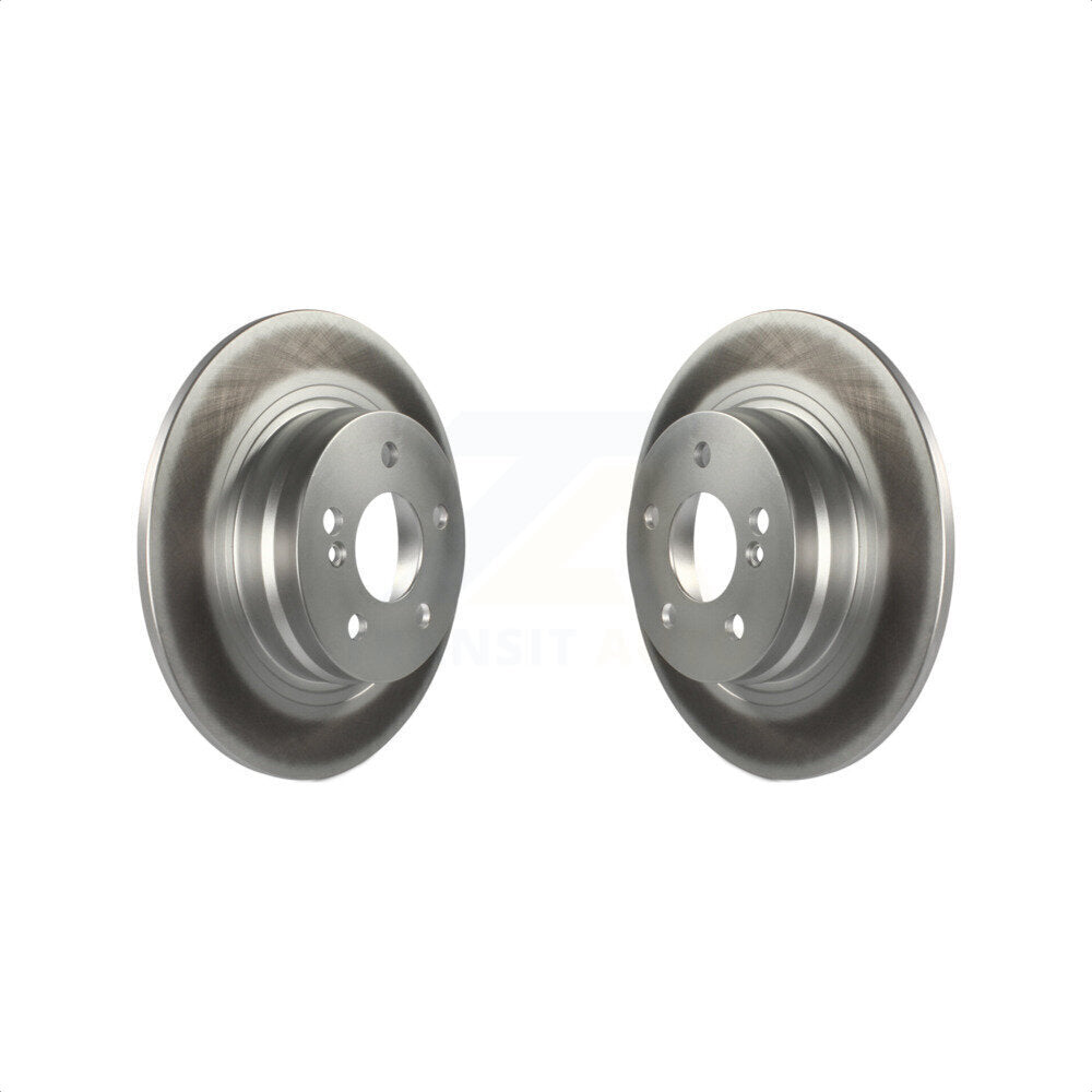 Rear Coated Disc Brake Rotors Pair For Mercedes-Benz C300 C250 C230 KG-100618
