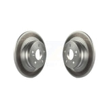 Rear Coated Disc Brake Rotors Pair For Mercedes-Benz C300 C250 C230 KG-100618