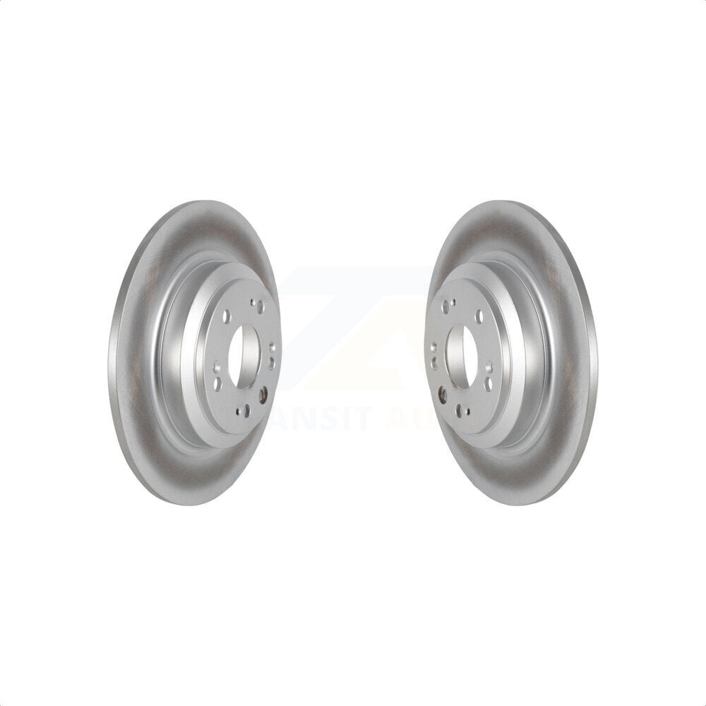 Rear Coated Disc Brake Rotors Pair For 2009-2014 Acura TL KG-100619