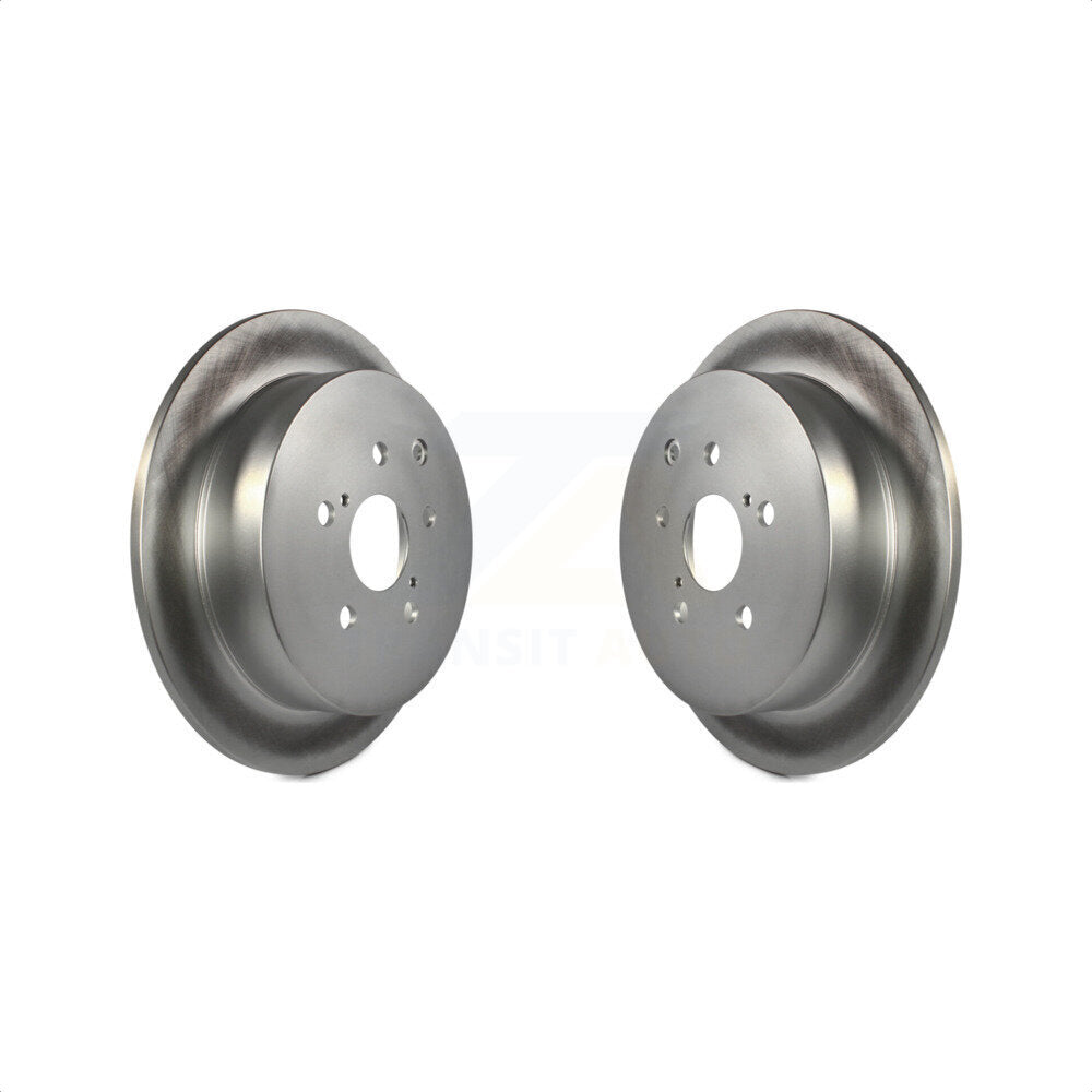 Rear Coated Disc Brake Rotors Pair For Toyota Highlander Sienna Lexus RX350 RX450h KG-100622