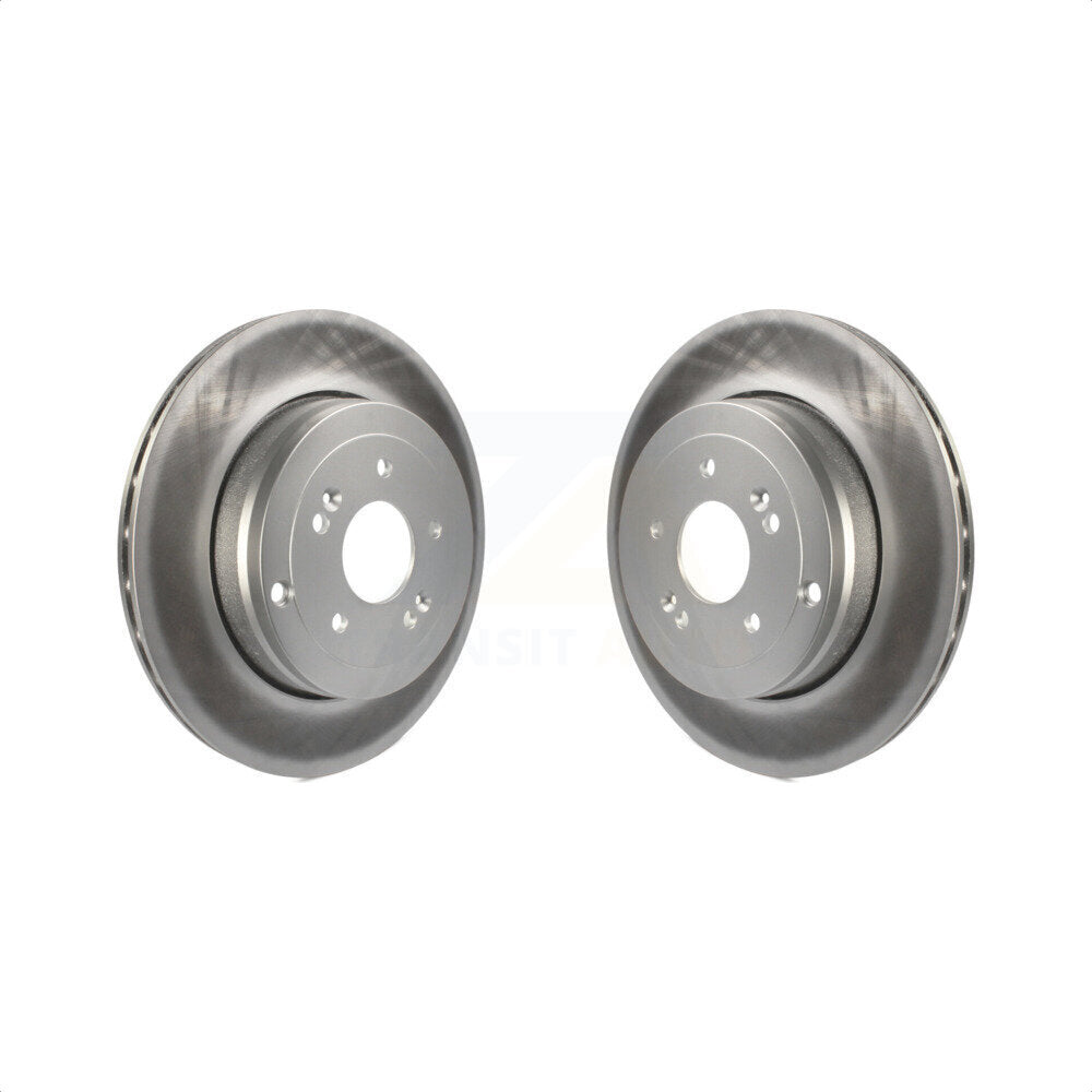 Rear Coated Disc Brake Rotors Pair For Hyundai Genesis Coupe KG-100623
