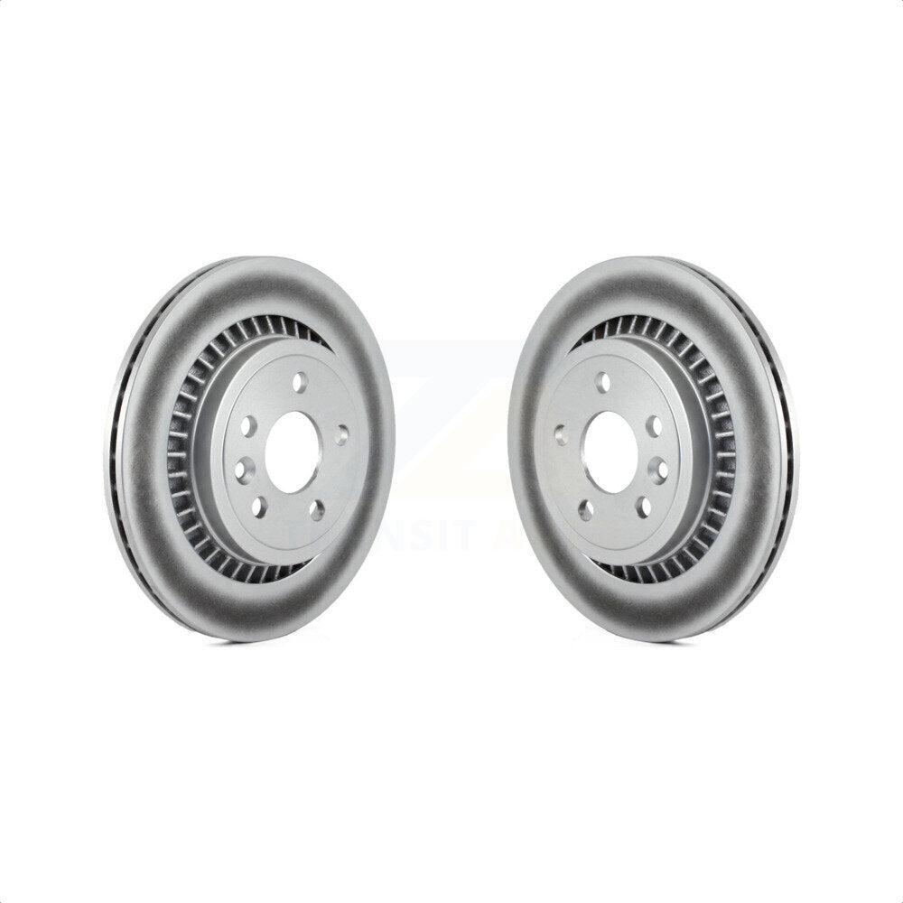 Rear Coated Disc Brake Rotors Pair For 2010-2017 Volvo XC60 KG-100625