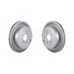 Rear Coated Disc Brake Rotors Pair For Subaru Outback Legacy Scion FR-S BRZ Toyota 86 KG-100628