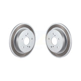 Rear Coated Disc Brake Rotors Pair For 2010-2013 Suzuki Kizashi KG-100632