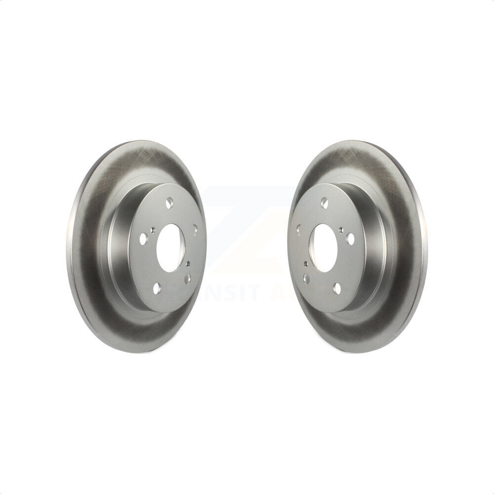 Rear Coated Disc Brake Rotors Pair For 2011-2016 Scion tC KG-100633