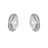 Rear Coated Disc Brake Rotors Pair For INFINITI Nissan Armada QX80 QX56 KG-100634