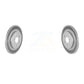 Rear Coated Disc Brake Rotors Pair For Lexus CT200h KG-100640