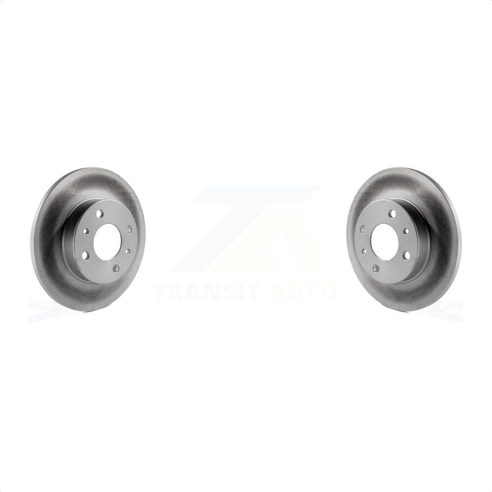 Rear Coated Disc Brake Rotors Pair For Fiat 500 KG-100643