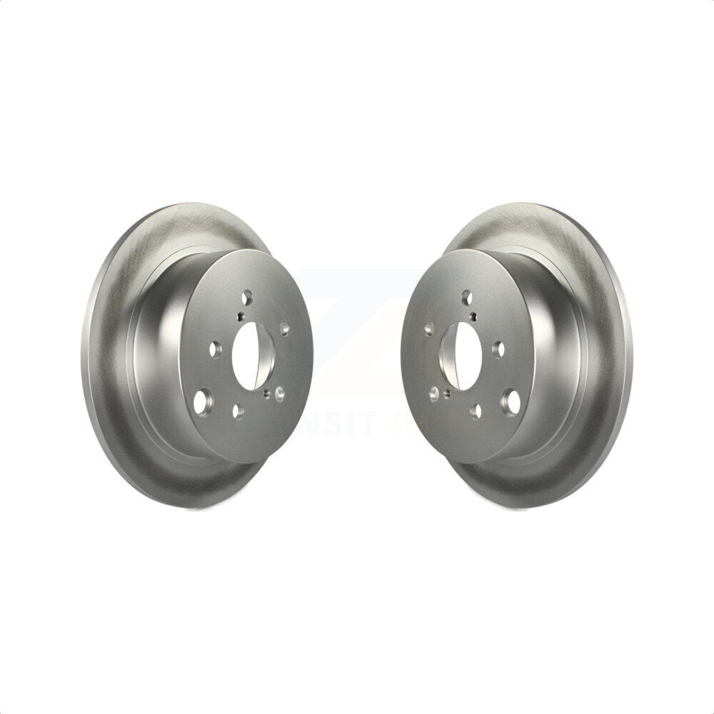 Rear Coated Disc Brake Rotors Pair For Subaru Forester Impreza Crosstrek XV KG-100647
