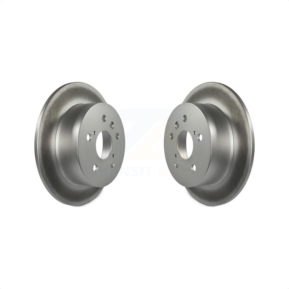 Rear Coated Disc Brake Rotors Pair For Toyota Camry Lexus ES350 Avalon ES300h KG-100648