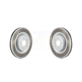 Rear Coated Disc Brake Rotors Pair For 2012-2021 Nissan NV2500 NV3500 NV1500 KG-100649