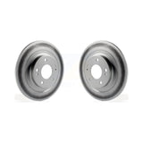 Rear Coated Disc Brake Rotors Pair For Mitsubishi Outlander Sport Eclipse Cross PHEV RVR KG-100657