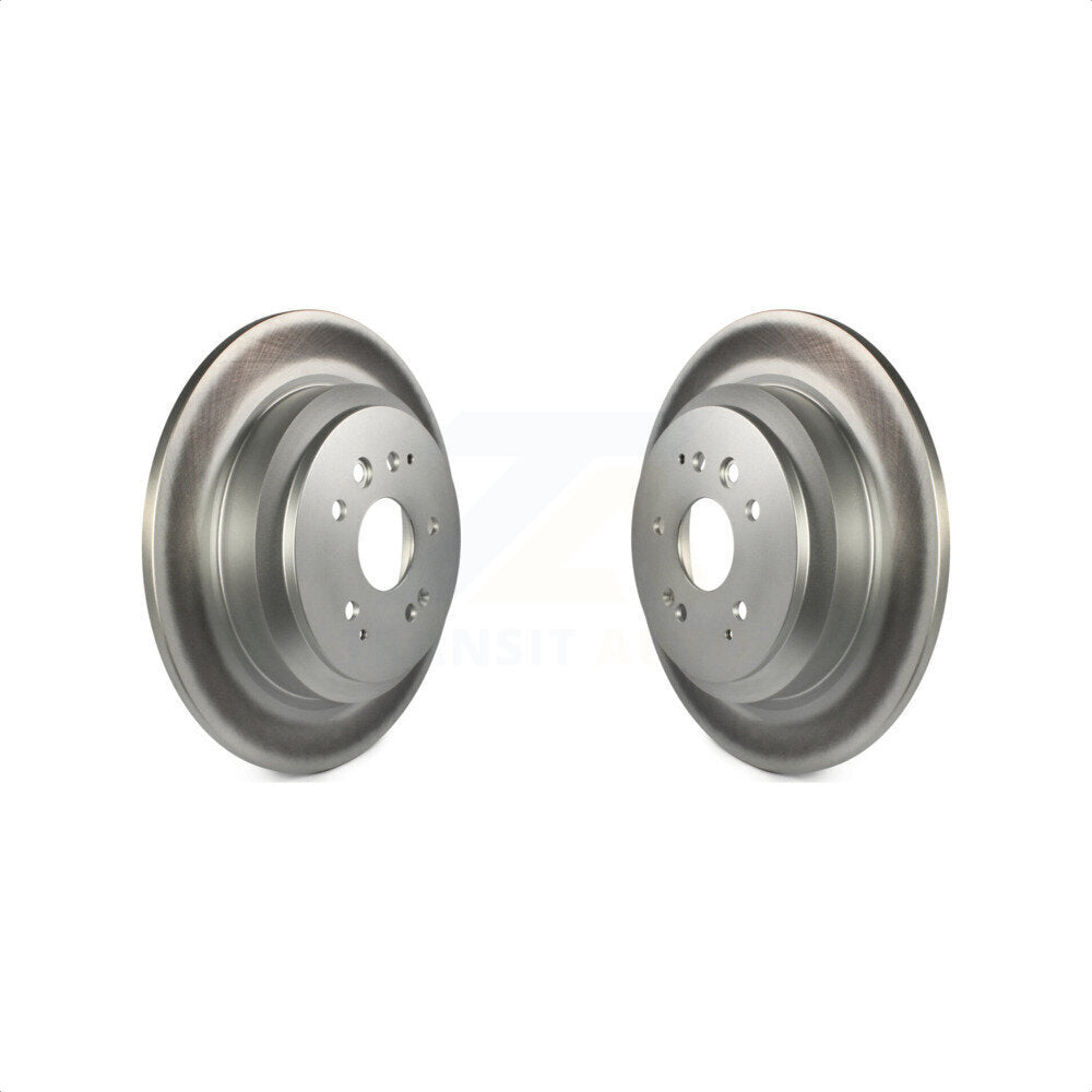 Rear Coated Disc Brake Rotors Pair For 2014-2016 Acura MDX KG-100658
