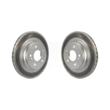 Rear Coated Disc Brake Rotors Pair For Mercedes-Benz E350 C250 C300 C350 E550 KG-100661