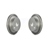 Rear Coated Disc Brake Rotors Pair For 2014-2018 Subaru Forester 2.0L KG-100666