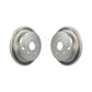 Rear Coated Disc Brake Rotors Pair For Subaru WRX KG-100673