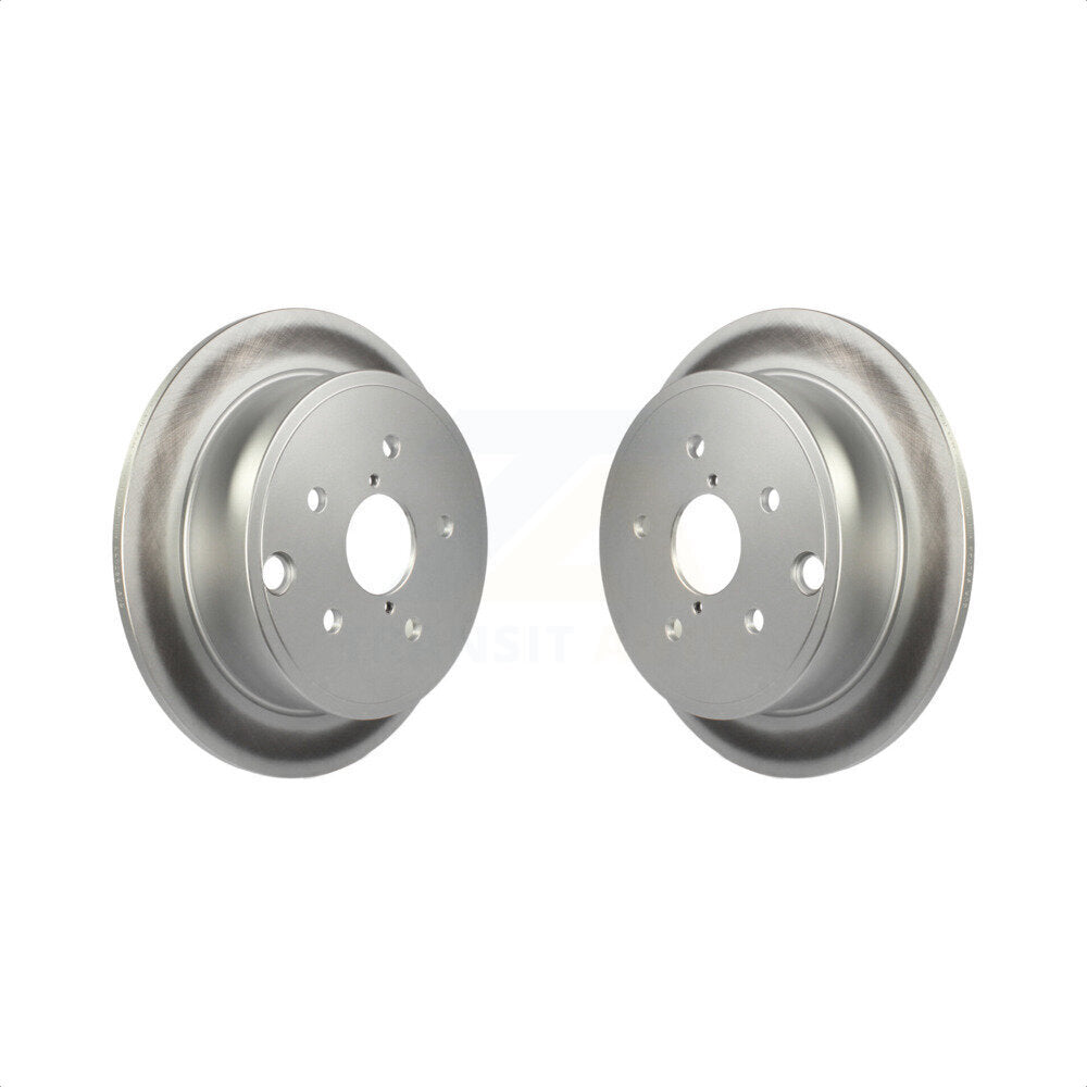 Rear Coated Disc Brake Rotors Pair For Subaru WRX KG-100673
