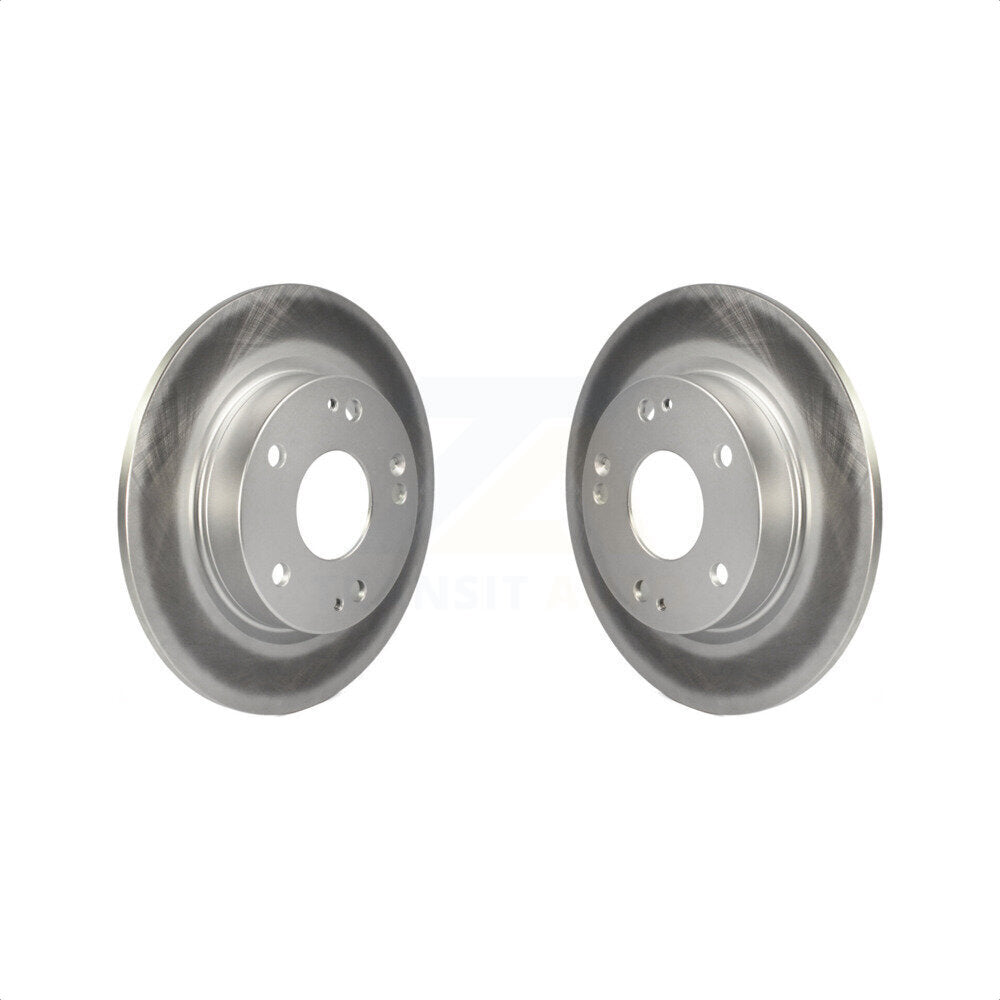 Rear Coated Disc Brake Rotors Pair For Honda Civic Insight KG-100676