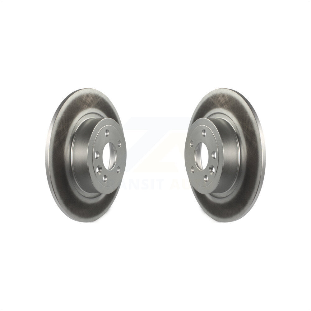 Rear Coated Disc Brake Rotors Pair For 2016-2019 Land Rover Range Evoque KG-100679