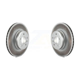 Rear Coated Disc Brake Rotors Pair For BMW X5 X6 KG-100680