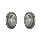 Rear Coated Disc Brake Rotors Pair For BMW 528i 535i xDrive 535d ActiveHybrid 5 KG-100681