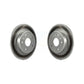 Rear Coated Disc Brake Rotors Pair For Chevrolet Cruze Volt Bolt EV EUV KG-100687