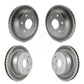 Front Rear Coated Disc Brake Rotors Kit For Chevrolet Silverado 1500 GMC Tahoe Sierra Suburban Yukon Avalanche XL Cadillac Escalade Express ESV EXT Savana KG-100699