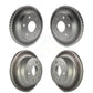 Front Rear Coated Disc Brake Rotors Kit For 2007-2007 Chevrolet Silverado 1500 GMC Sierra Classic KG-100700