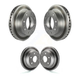 Front Rear Coated Disc Brake Rotors Kit For 2003-2003 Chevrolet Silverado 2500 HD Suburban GMC Sierra KG-100701