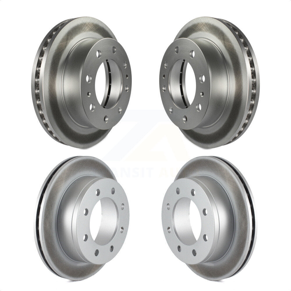 Front Rear Coated Disc Brake Rotors Kit For Chevrolet Silverado 2500 HD GMC Sierra Express 3500 Savana Classic Suburban Yukon XL Avalanche KG-100702