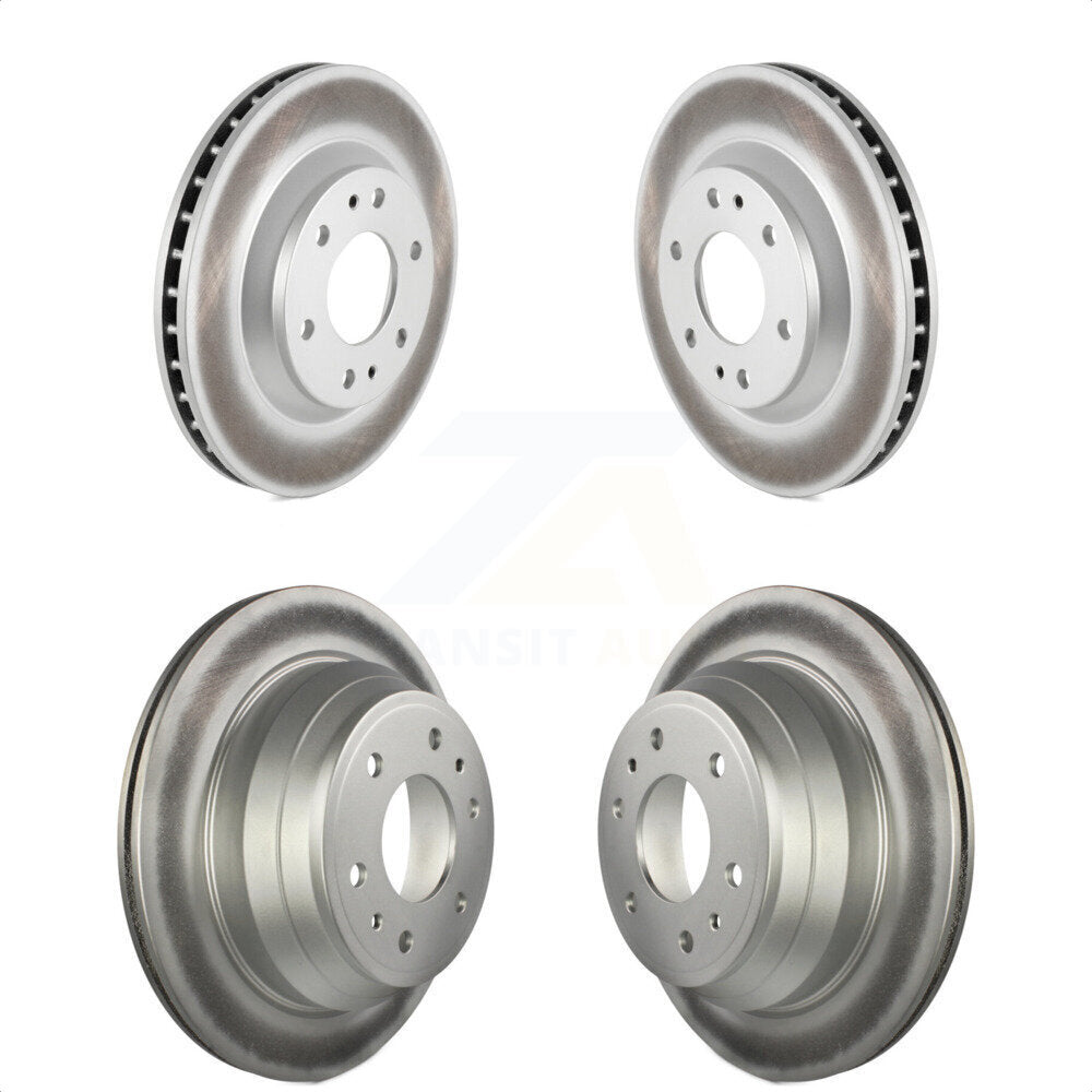 Front Rear Coated Disc Brake Rotors Kit For Chevrolet Trailblazer GMC Envoy Buick Rainier Oldsmobile Bravada Isuzu Ascender KG-100707