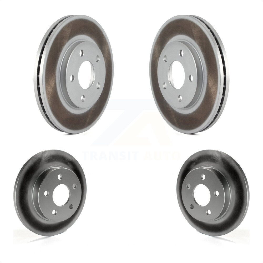 Front Rear Coated Disc Brake Rotors Kit For Chevrolet Malibu Pontiac G6 With 276mm Diameter Rotor KG-100714