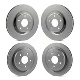 Front Rear Coated Disc Brake Rotors Kit For Chevrolet Corvette Cadillac XLR KG-100715