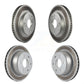 Front Rear Coated Disc Brake Rotors Kit For Chevrolet Silverado 1500 GMC Sierra Express Savana KG-100719