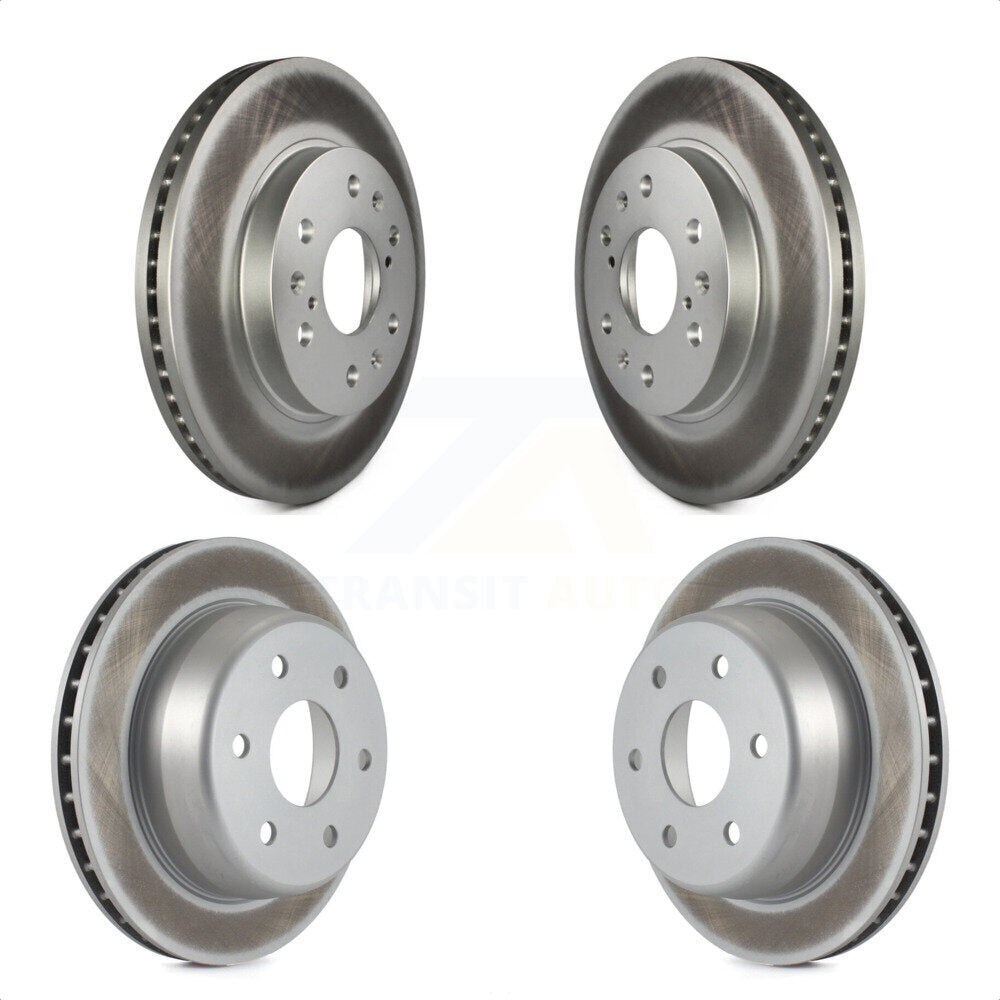 Front Rear Coated Disc Brake Rotors Kit For Chevrolet Silverado 1500 GMC Sierra Express Savana KG-100719