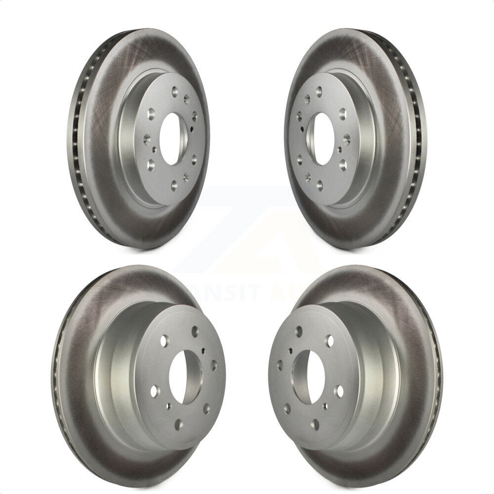 Front Rear Coated Disc Brake Rotors Kit For Chevrolet Silverado 1500 GMC Sierra Tahoe Yukon Cadillac Suburban Escalade XL Avalanche ESV EXT KG-100720