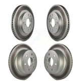 Front Rear Coated Disc Brake Rotors Kit For Chevrolet Silverado 1500 GMC Sierra Tahoe Yukon Cadillac Suburban Escalade XL Avalanche ESV EXT KG-100720