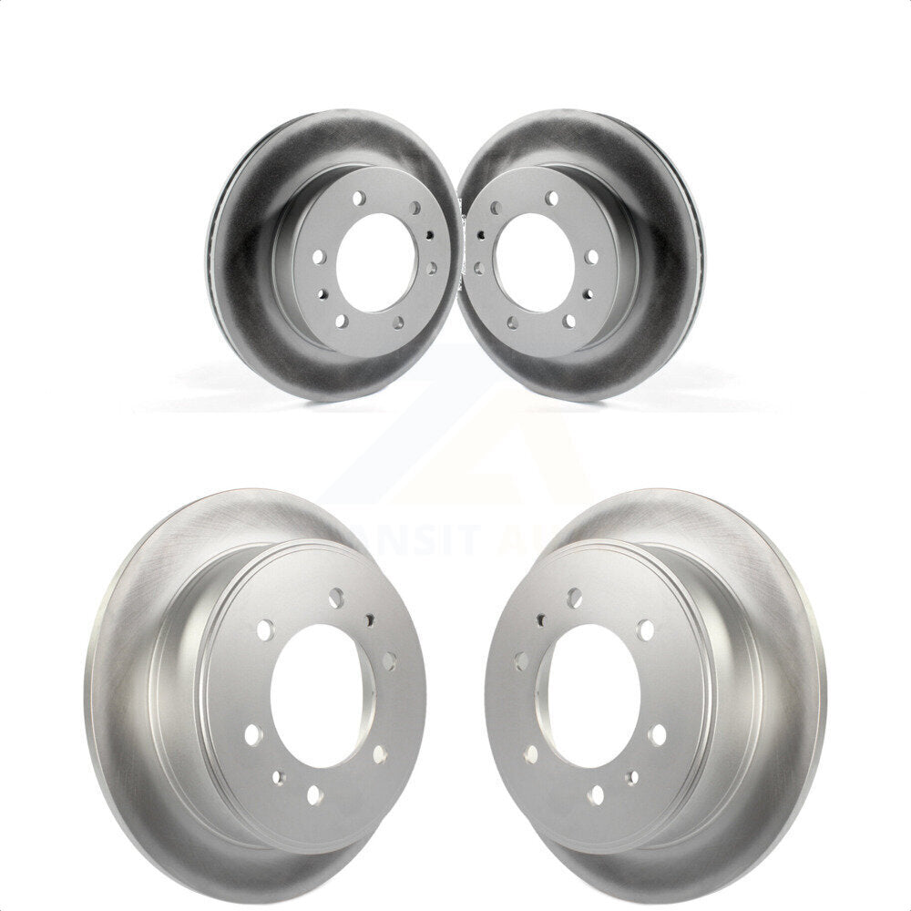 Front Rear Coated Disc Brake Rotors Kit For Hummer H3 H3T KG-100723